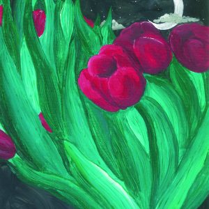 Red Tulips Card